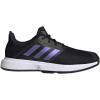 imageadidas Gamecourt Tennis ShoeBlackBlackWhite