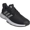 imageadidas Gamecourt Tennis ShoeBlackMatte SilverWhite