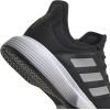 imageadidas Gamecourt Tennis ShoeBlackMatte SilverWhite