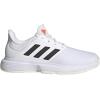 imageadidas Gamecourt Tennis ShoeWhiteBlackSolar Red