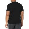 imageadidas Mens Aeroready 3Stripes TeeBlackWhite