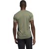 imageadidas Mens Aeroready 3Stripes TeeLegacy Green