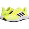 imageadidas Mens Courtjam Bounce Tennis ShoeSolar YellowBlackHazy Sky