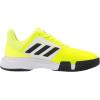 imageadidas Mens Courtjam Bounce Tennis ShoeSolar YellowBlackHazy Sky