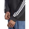 imageadidas Mens Essentials Fleece 3Stripes SweatshirtBlack