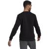 imageadidas Mens Essentials Fleece 3Stripes SweatshirtBlackWhite