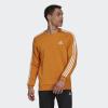 imageadidas Mens Essentials Fleece 3Stripes SweatshirtFocus OrangeWhite