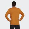 imageadidas Mens Essentials Fleece 3Stripes SweatshirtFocus OrangeWhite