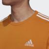 imageadidas Mens Essentials Fleece 3Stripes SweatshirtFocus OrangeWhite