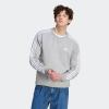 imageadidas Mens Essentials Fleece 3Stripes SweatshirtMedium Grey Heather