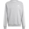 imageadidas Mens Essentials Fleece 3Stripes SweatshirtMedium Grey Heather