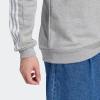 imageadidas Mens Essentials Fleece 3Stripes SweatshirtMedium Grey Heather