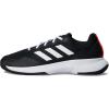 imageadidas Mens Gamecourt 20 Tennis ShoeBlackWhiteSolar Red