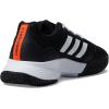 imageadidas Mens Gamecourt 20 Tennis ShoeBlackWhiteSolar Red