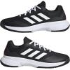 imageadidas Mens Gamecourt 20 Tennis ShoeCore Black Ftwr White Solar Red