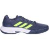 imageadidas Mens Gamecourt 20 Tennis ShoeShadow Navy Lucid Lemon Core White