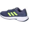 imageadidas Mens Gamecourt 20 Tennis ShoeShadow Navy Lucid Lemon Core White