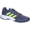 imageadidas Mens Gamecourt 20 Tennis ShoeShadow Navy Lucid Lemon Core White