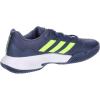 imageadidas Mens Gamecourt 20 Tennis ShoeShadow Navy Lucid Lemon Core White