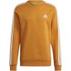 imageadidas Mens Essentials Fleece 3Stripes SweatshirtFocus OrangeWhite