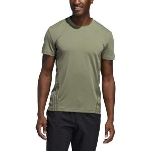 imageadidas Mens Aeroready 3Stripes TeeLegacy Green