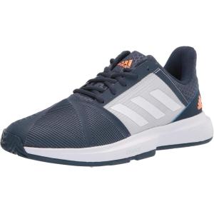 imageadidas Mens Courtjam Bounce Tennis ShoeCrew NavyWhiteHalo Blue