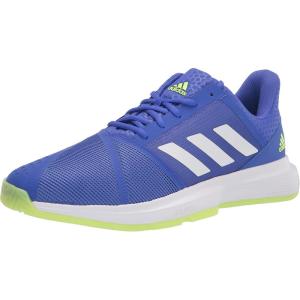 imageadidas Mens Courtjam Bounce Tennis ShoeSonic InkWhiteSignal Green