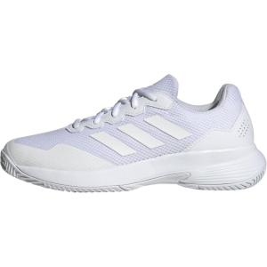 imageadidas Mens Gamecourt 20 Tennis ShoeFtwr White Ftwr White Matte Silver