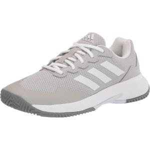 imageadidas Mens Gamecourt 20 Tennis ShoeGrey TwoWhiteGrey Three