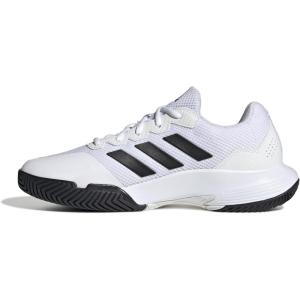 imageadidas Mens Gamecourt 20 Tennis ShoeWhiteCblackWhite