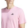 imageadidas Mens Essentials Feel Ready Training TShirtBliss PinkBlack