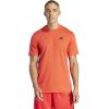 imageadidas Mens Essentials Feel Ready Training TShirtBrick Redblack