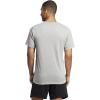 imageadidas Mens Essentials Feel Ready Training TShirtMedium Grey HeatherWhiteBlack