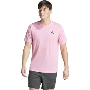 imageadidas Mens Essentials Feel Ready Training TShirtBliss PinkBlack
