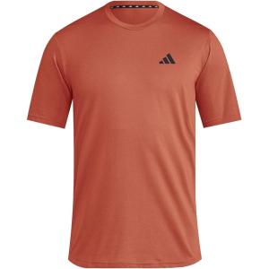 imageadidas Mens Essentials Feel Ready Training TShirtBrick Redblack