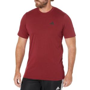 imageadidas Mens Essentials Feel Ready Training TShirtCollegiate BurgundyBlack