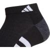 imageadidas Mens Cushioned Low Cut Socks 3 PairsBlackOnix GreyWhite