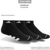 imageadidas Mens Cushioned Low Cut Socks 3 PairsBlackWhiteOnix Grey