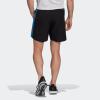 imageadidas Mens Own The Run ShortsBlackBlue RushReflective Silver