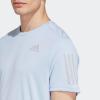 imageadidas Mens Own The Run TShirtBlue DawnReflective Silver