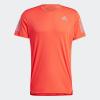 imageadidas Mens Own The Run TShirtBright RedReflective Silver