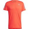 imageadidas Mens Own The Run TShirtBright RedReflective Silver