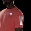 imageadidas Mens Own The Run TShirtCoral FusionReflective Silver