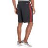 imageadidas Mens Training Essentials Pique 3Stripes Training ShortsBlackBetter Scarlet