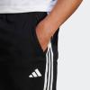 imageadidas Mens Training Essentials Pique 3Stripes Training ShortsBlackWhite