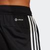 imageadidas Mens Training Essentials Pique 3Stripes Training ShortsBlackWhiteBlack