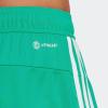 imageadidas Mens Training Essentials Pique 3Stripes Training ShortsCourt Green  White