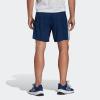 imageadidas Mens Training Essentials Pique 3Stripes Training ShortsDark BlueWhite