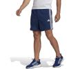 imageadidas Mens Training Essentials Pique 3Stripes Training ShortsDark BlueWhite