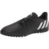 imageadidas Unisex Edge4 Turf Soccer ShoeCore BlackWhiteVivid Red